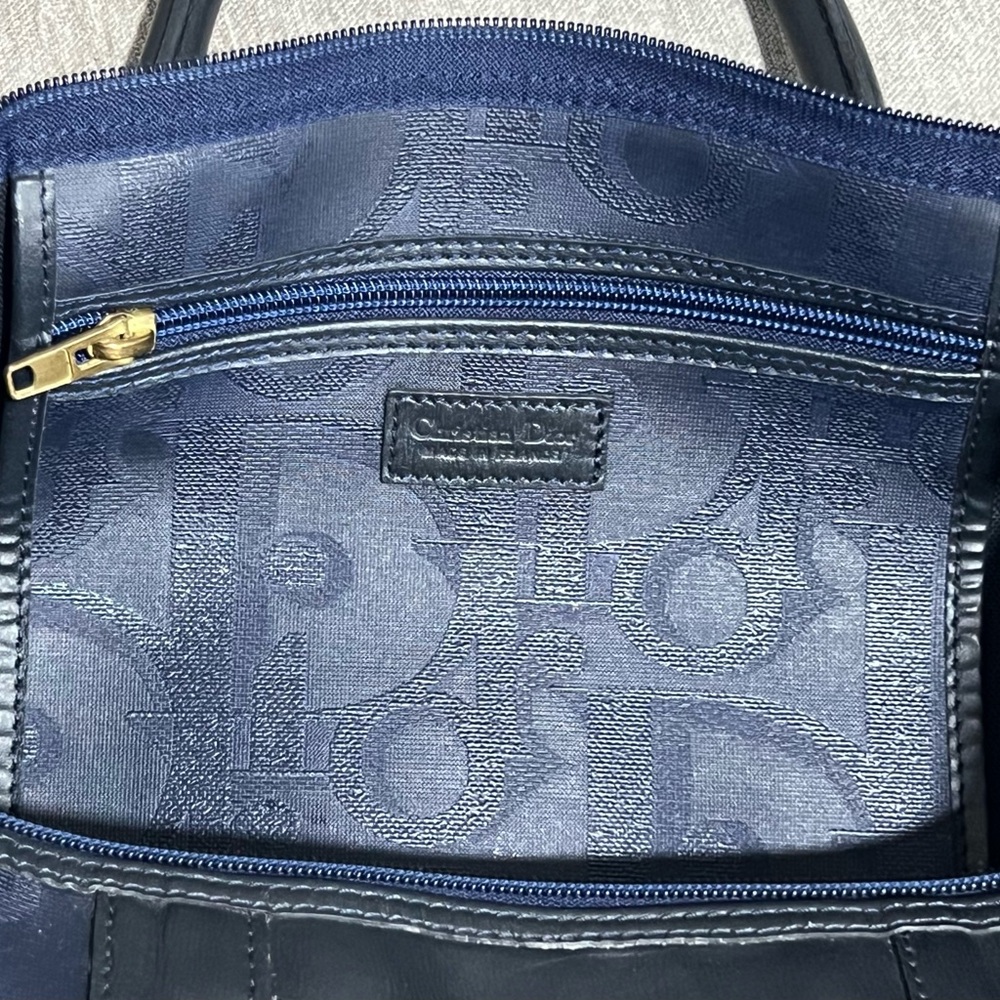 Authentic Christian Dior Oblique Boston Bag - EUC - Picture 8 of 11